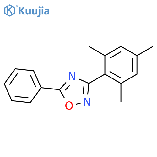 1,2,4-Oxadiazole, 5-phenyl-3-(2,4,6-trimethylphenyl)- structure