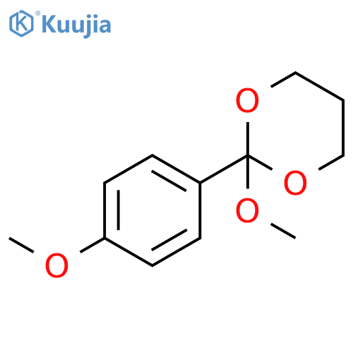1,3-DIOXANE, 2-METHOXY-2-(4-METHOXYPHENYL)- structure