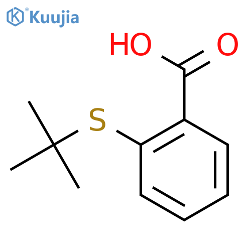 2-tert-butylsulfanylbenzoic Acid structure