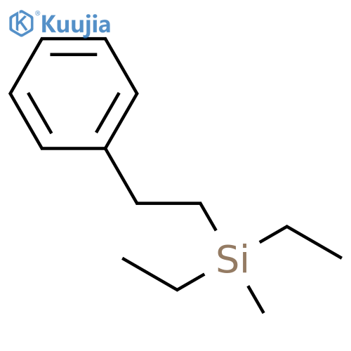 Silane, diethylmethyl(2-phenylethyl)- structure