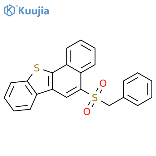 Benzo[b]naphtho[2,1-d]thiophene, 5-[(phenylmethyl)sulfonyl]- structure
