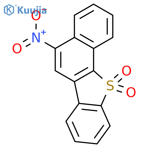 Benzo[b]naphtho[2,1-d]thiophene, 5-nitro-, 11,11-dioxide structure