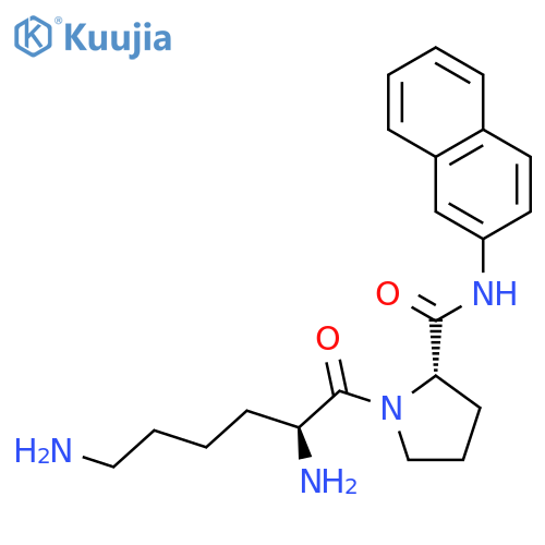 L-Prolinamide, L-lysyl-N-2-naphthalenyl- structure