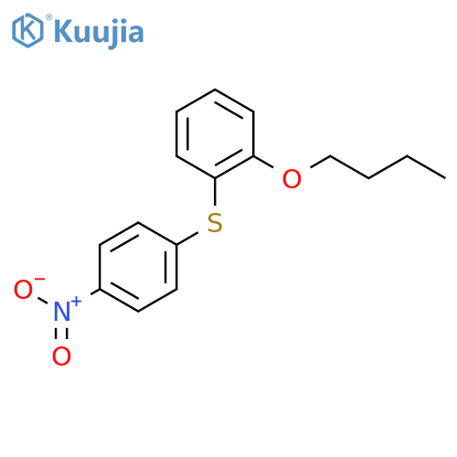 Benzene, butoxy[(4-nitrophenyl)thio]- structure