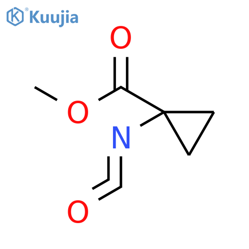 methyl 1-isocyanatocyclopropane-1-carboxylate structure