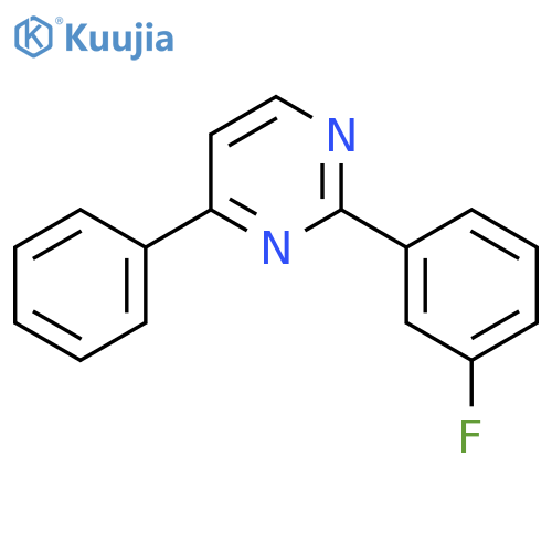 2-(3-Fluorophenyl)-4-phenylpyrimidine structure