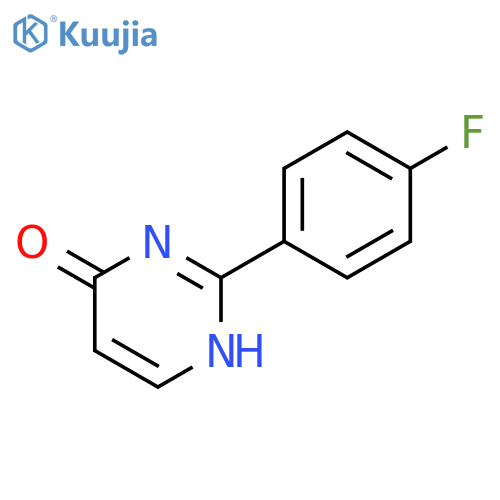 4(1H)-PYRIMIDINONE, 2-(4-FLUOROPHENYL)- structure