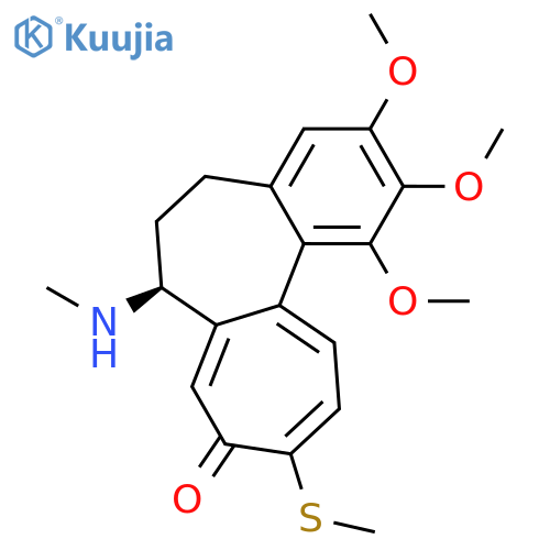 Benzo[a]heptalen-9(5H)-one,6,7-dihydro-1,2,3-trimethoxy-7-(methylamino)-10-(methylthio)-, (7S)- structure