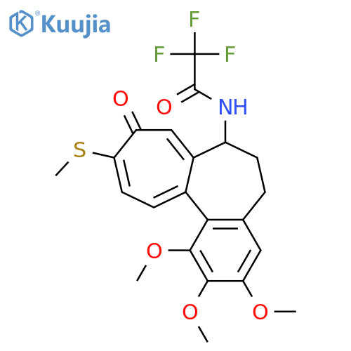 Acetamide,2,2,2-trifluoro-N-[(7S)-5,6,7,9-tetrahydro-1,2,3-trimethoxy-10-(methylthio)-9-oxobenzo[a]heptalen-7-yl]- structure