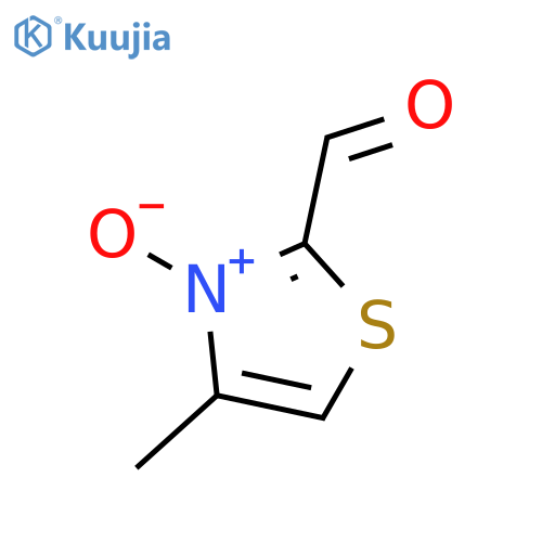 4-methyl-2-Thiazolecarboxaldehyde 3-oxide structure