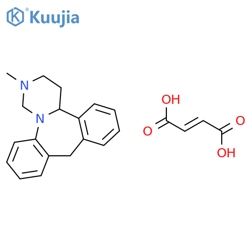 (+)-1,2,3,4,4a,9-Hexahydro-2-methyldibenzo(c,f)pyrimido(1,6-a)azepine fumarate structure