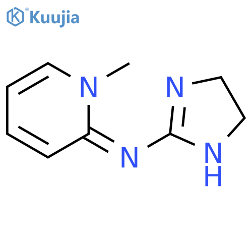 1H-Imidazol-2-amine, 4,5-dihydro-N-(1-methyl-2(1H)-pyridinylidene)- structure