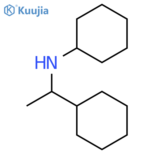 N-(1-cyclohexylethyl)cyclohexanamine structure