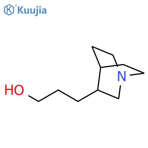 1-Azabicyclo[2.2.2]octane-3-propanol(9CI) structure
