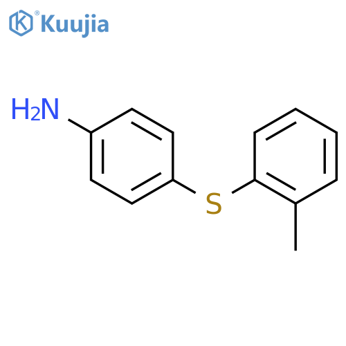 Benzenamine, 4-[(methylphenyl)thio]- structure