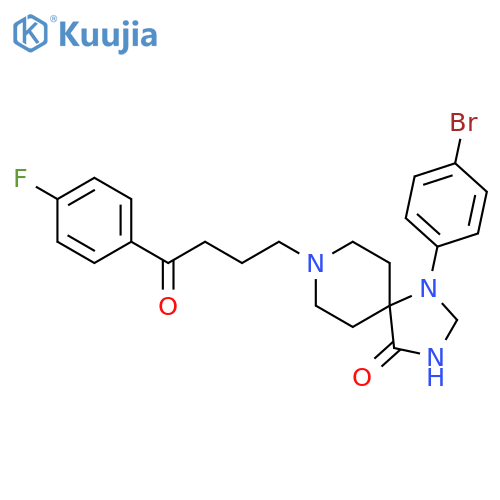 1,3,8-Triazaspiro[4.5]decan-4-one,1-(4-bromophenyl)-8-[4-(4-fluorophenyl)-4-oxobutyl]- structure