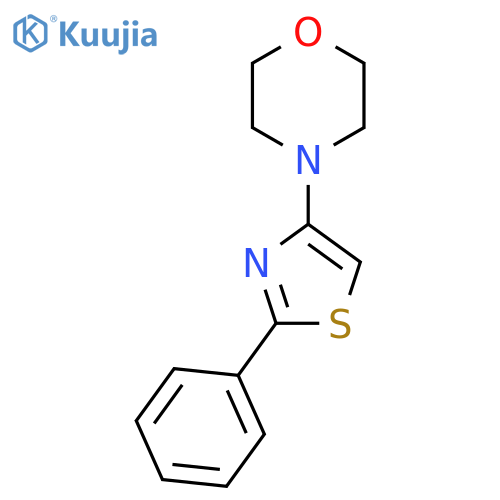Morpholine, 4-(2-phenyl-4-thiazolyl)- structure