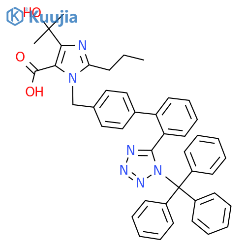 Trityl olMesartan acid structure