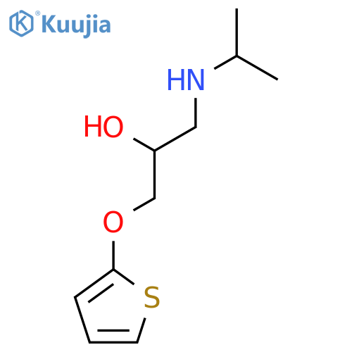 1-[(1-methylethyl)amino]-3-(thiophen-2-yloxy)propan-2-ol structure