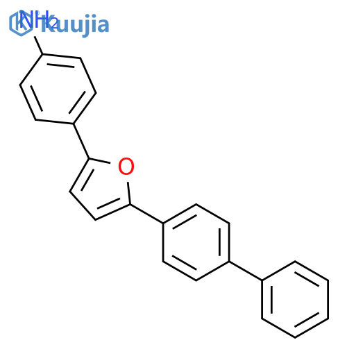 Benzenamine, 4-(5-[1,1'-biphenyl]-4-yl-2-furanyl)- structure