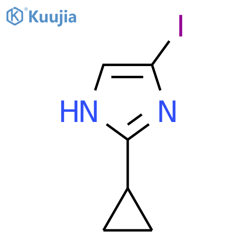 2-Cyclopropyl-5-iodo-1H-imidazole structure