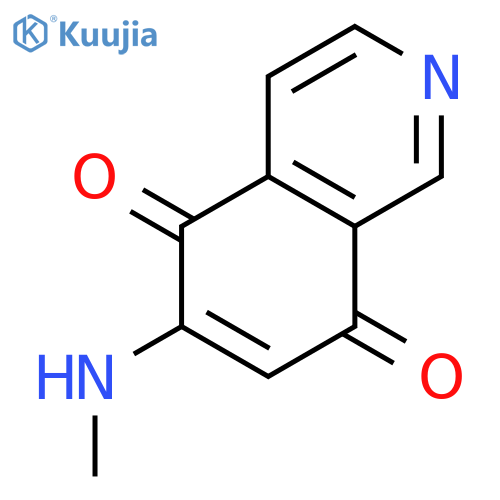 5,8-Isoquinolinedione, 6-(methylamino)- structure