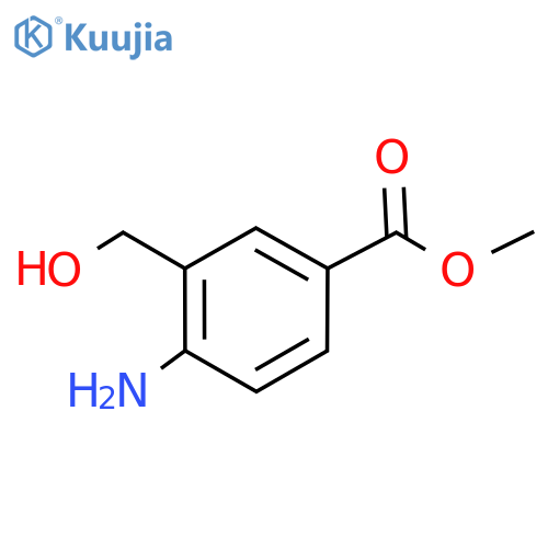 Methyl 4-amino-3-(hydroxymethyl)benzoate structure