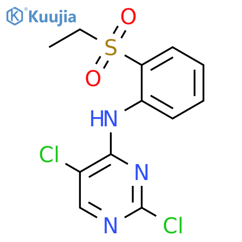 4-PYRIMIDINAMINE, 2,5-DICHLORO-N-[2-(ETHYLSULFONYL)PHENYL]- structure