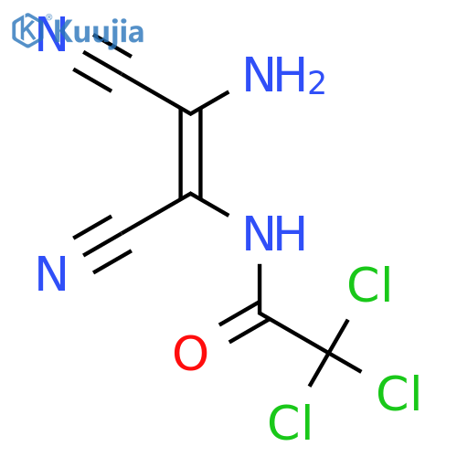 Acetamide, N-[(1Z)-2-amino-1,2-dicyanoethenyl]-2,2,2-trichloro- structure