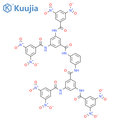 BENZAMIDE, N,N'-1,3-PHENYLENEBIS[3,5-BIS[(3,5-DINITROBENZOYL)AMINO]- structure