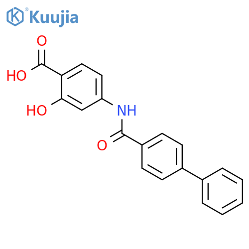 Benzoic acid, 4-[([1,1'-biphenyl]-4-ylcarbonyl)amino]-2-hydroxy- structure