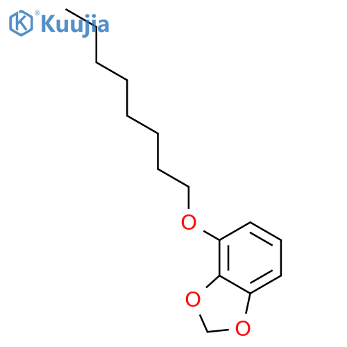 1,3-Benzodioxole, 4-(octyloxy)- structure