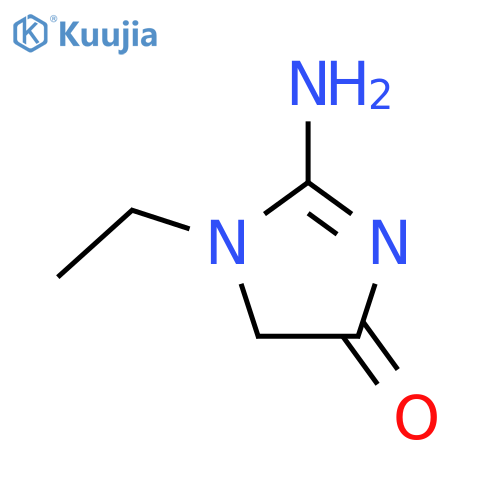 4H-Imidazol-4-one,2-amino-1-ethyl-1,5-dihydro- structure
