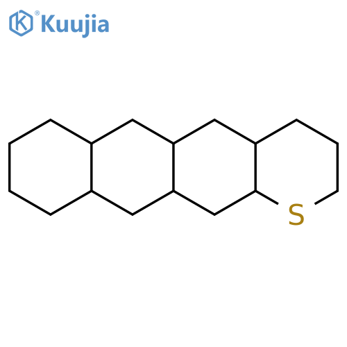 2H-Anthra[2,3-b]thiopyran, hexadecahydro- structure