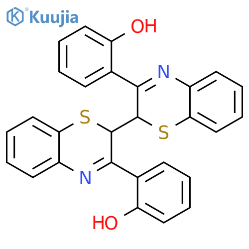 Phenol, 2,2'-[2,2'-bi-2H-1,4-benzothiazine]-3,3'-diylbis- structure