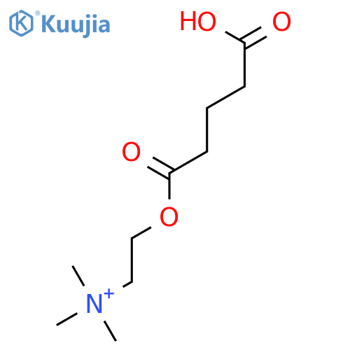 ETHANAMINIUM, 2-(4-CARBOXY-1-OXOBUTOXY)-N,N,N-TRIMETHYL- structure