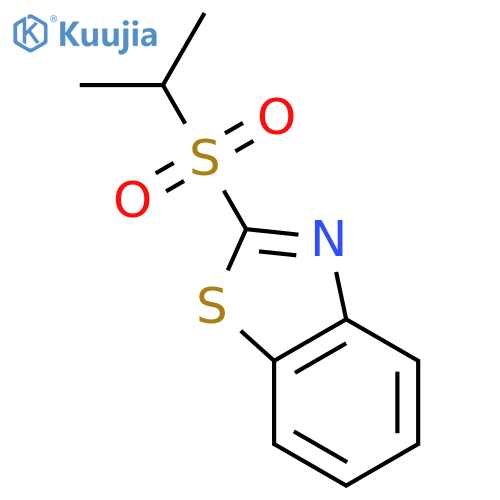 Benzothiazole, 2-[(1-methylethyl)sulfonyl]- structure