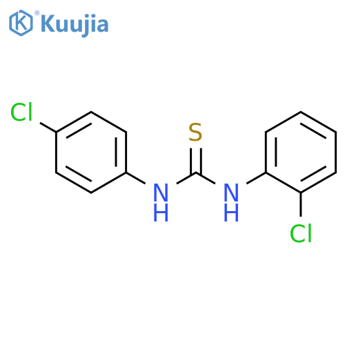 THIOUREA, N-(2-CHLOROPHENYL)-N'-(4-CHLOROPHENYL)- structure
