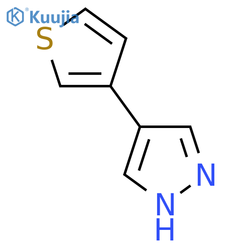 4-(thiophen-3-yl)-1H-pyrazole structure