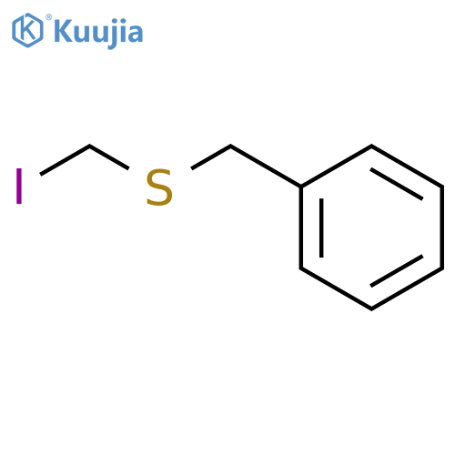BENZENE, [[(IODOMETHYL)THIO]METHYL]- structure