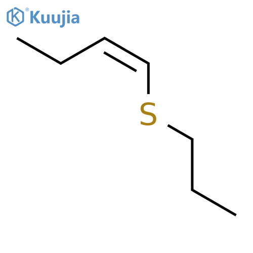 1-Butene, 1-(propylthio)-, (Z)- structure