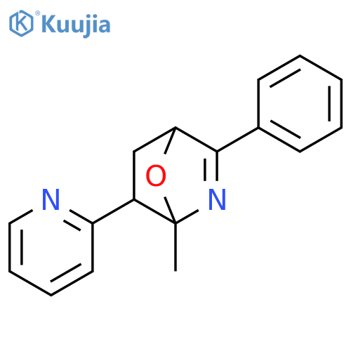 7-Oxa-2-azabicyclo[2.2.1]hept-2-ene, 1-methyl-3-phenyl-6-(2-pyridinyl)- structure
