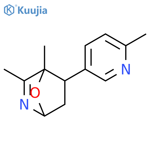 7-Oxa-2-azabicyclo[2.2.1]hept-2-ene,3,4-dimethyl-5-(6-methyl-3-pyridinyl)- structure
