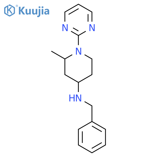 N-benzyl-n-methyl-1-pyrimidin-2-ylpiperidin-4-amine structure