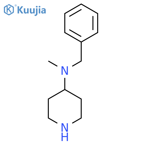 N-Benzyl-N-methylpiperidin-4-amine structure