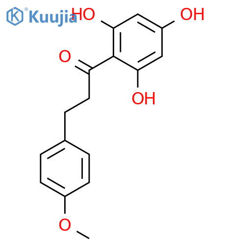 1-Propanone,3-(4-methoxyphenyl)-1-(2,4,6-trihydroxyphenyl)- structure