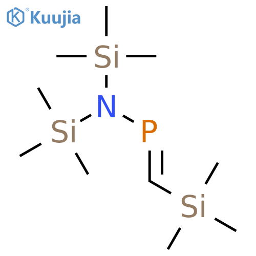 Phosphinous amide, N,N-bis(trimethylsilyl)-P-[(trimethylsilyl)methylene]- structure