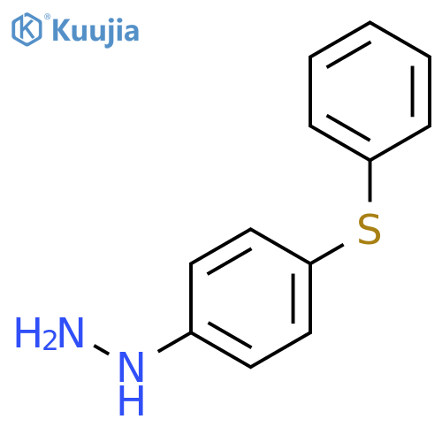 (4-phenylsulfanylphenyl)hydrazine structure