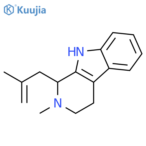 2-methyl-1-(2-methylprop-2-en-1-yl)-2,3,4,9-tetrahydro-1H-beta-carboline structure