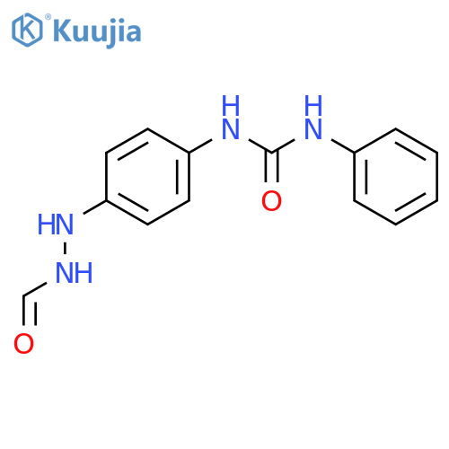 Urea, N-[4-(2-formylhydrazino)phenyl]-N'-phenyl- structure